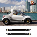 Auto Graphics Vehicle Decals Car Styling Side Skirt Stripes Sticker for Smart Forease Fortwo Forfour Fourjoy Forspeed